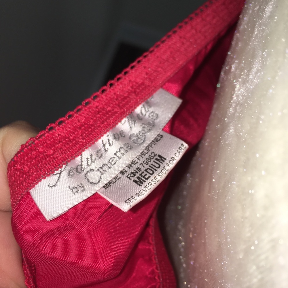 Red Lingerie Top - Picture 5 of 6